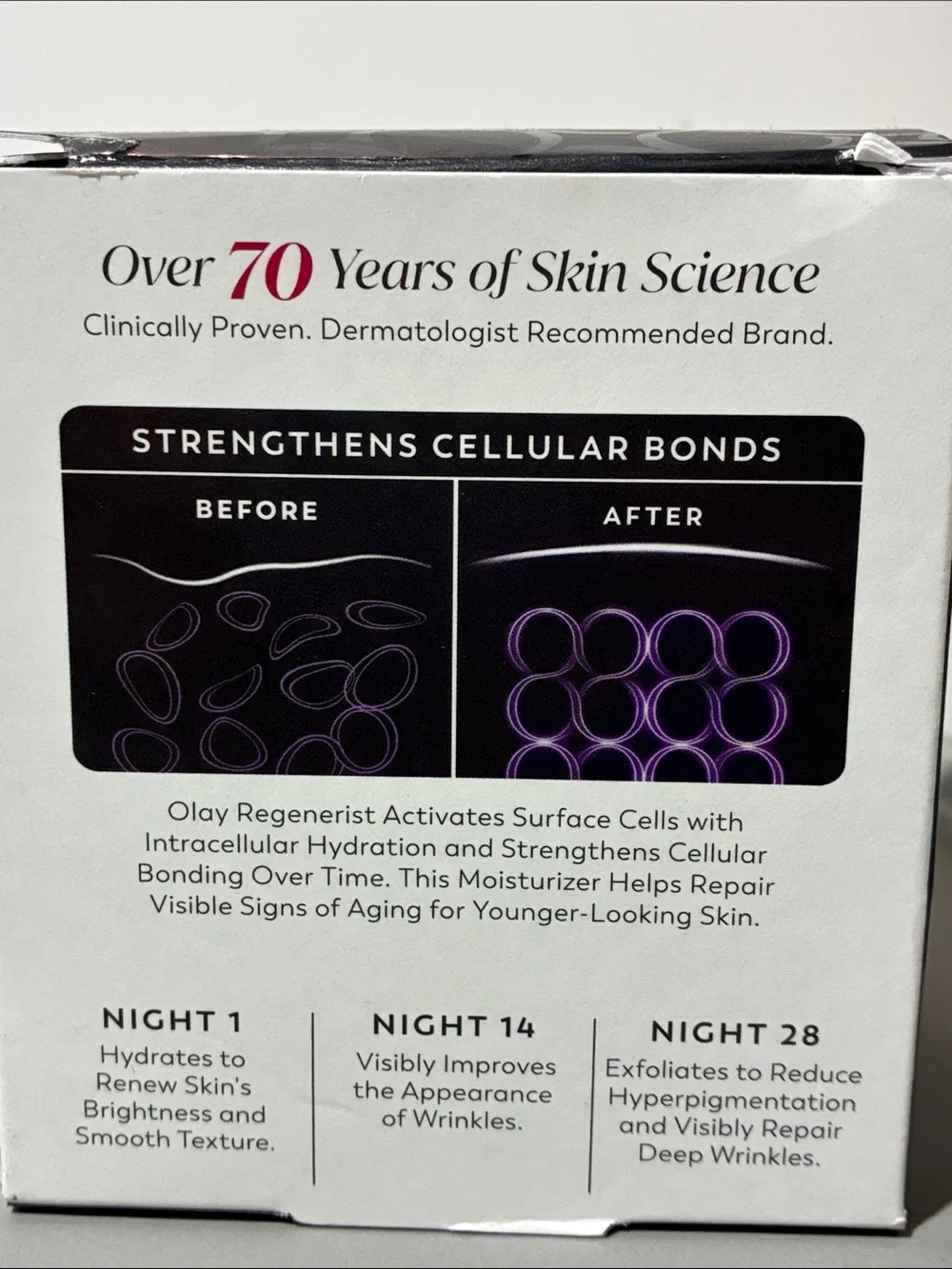 OLAY Regenerist Retinol24 Max Night Cream - Purple NIB full-size 1.7oz